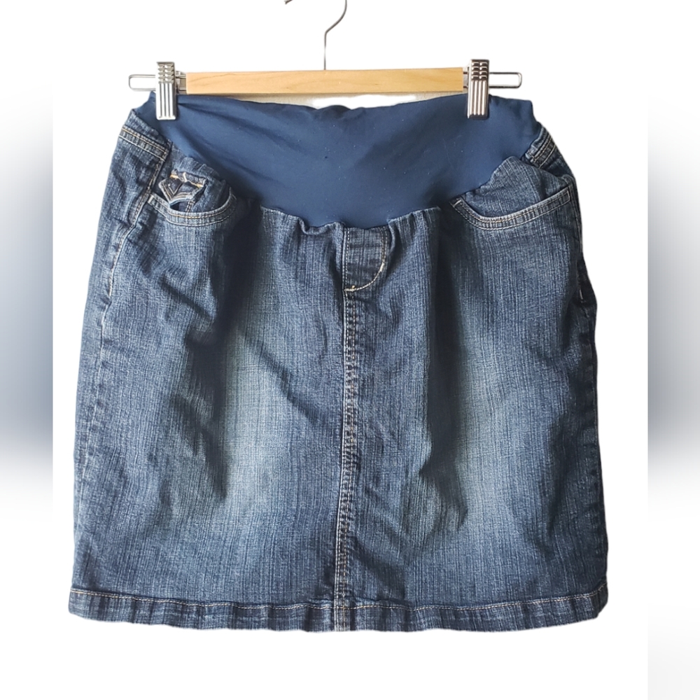 Maternity denim skirt - Large